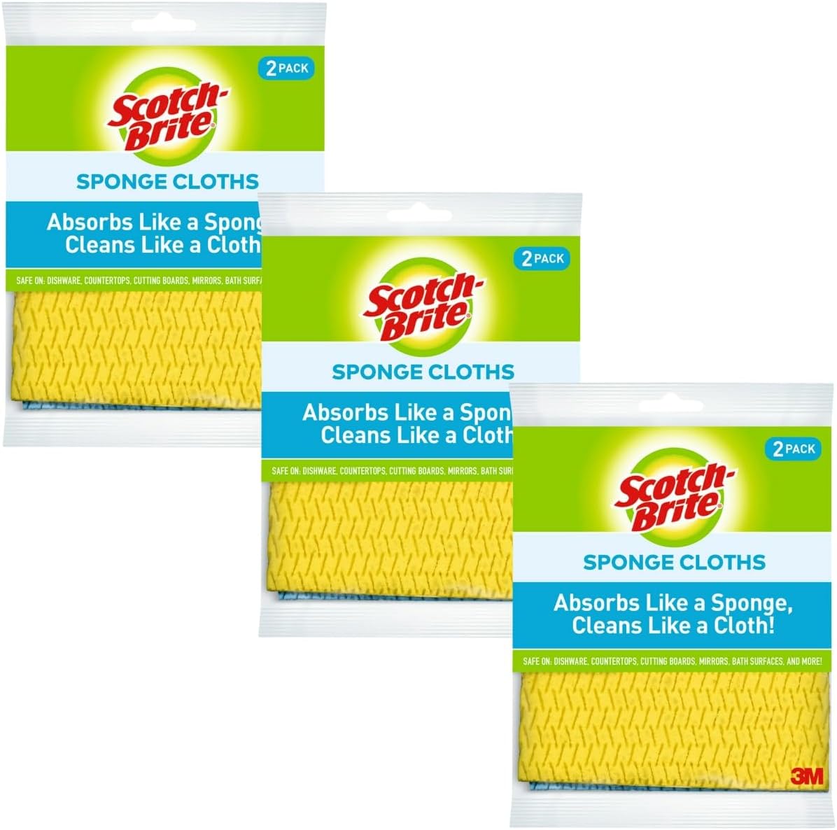 Scotch-Brite Sponge Cloths, 6-Pack — current captured option