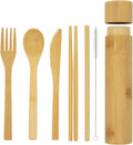 Bamboo Travel Utensils with Wooden Case — current captured option
