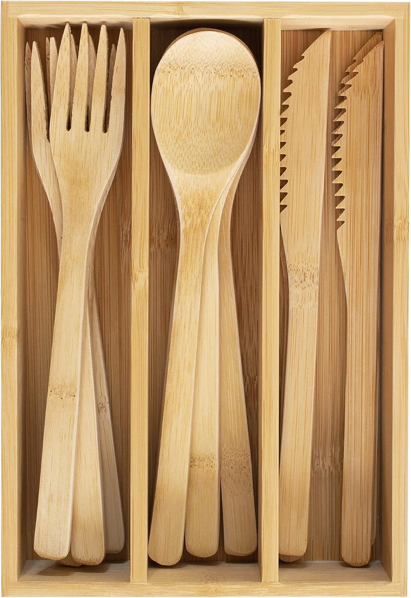 Totally Bamboo Flatware with Case, 12-Piece Set — current captured option