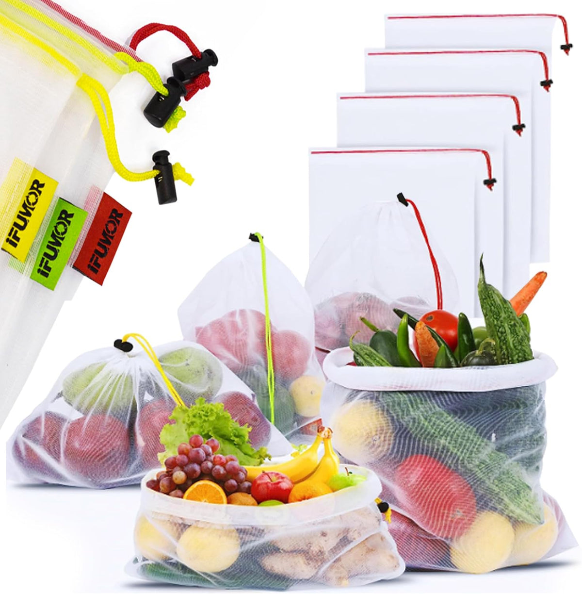 Mesh Produce Bags, 15-Pack — current captured option