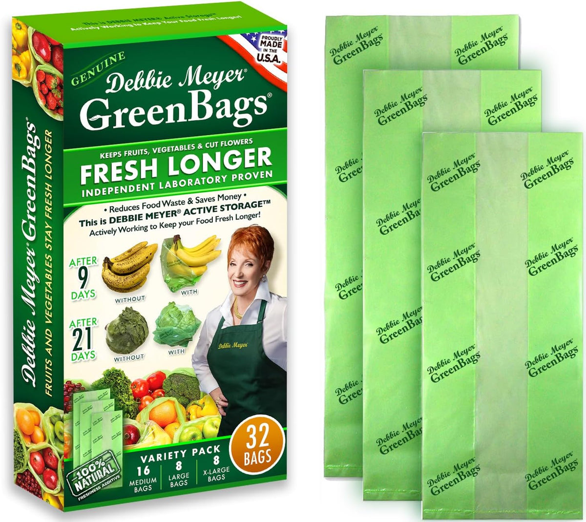 Debbie Meyer GreenBags, 32-Pack — current captured option