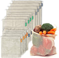 Cotton Mesh Produce Bags with Carry Bag, 13-Piece Set — current captured option