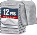 Triple-Layer Cleaning Cloths, 12-Pack — current captured option